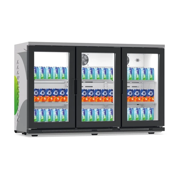Green Cooler BB 240 WOC Mini Şişe Soğutucu, Üç Kapılı ürün görseli 1