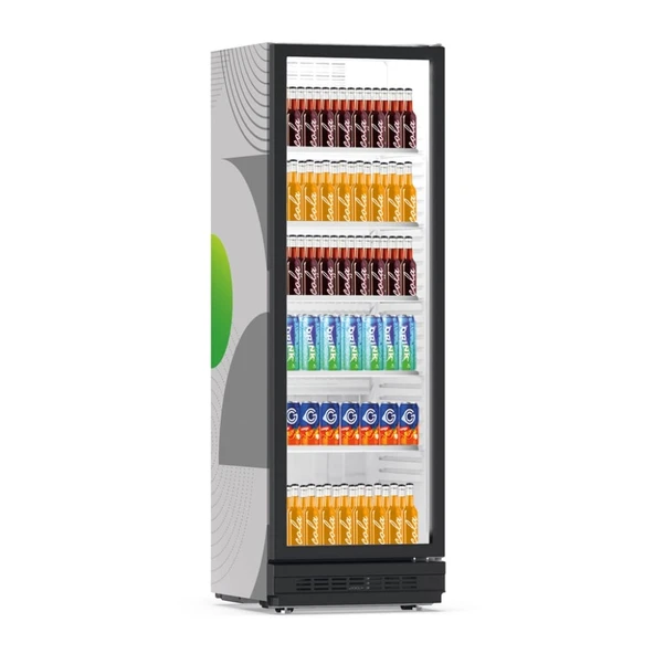 Green Cooler 375 EWOC Wine (Ahşap Raf) Dikey Tip Şişe Soğutucu, Tek Kapılı ürün görseli 1