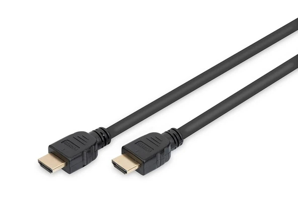 Digitus HDMI Kablo Altın Uçlu Siyah (3m) 8K ürün görseli 1