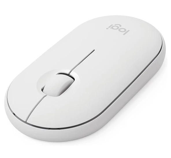 Logitech M350s Pebble 2 Bluetooth Mouse Beyaz - Resim 2