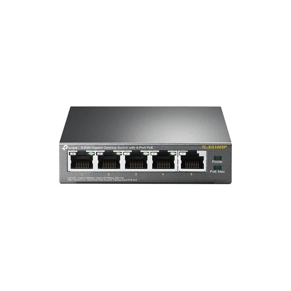 Tp-Link TL-SG1005P 5 Port Gigabit 4Port Poe Switch ürün görseli 1