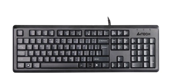 A4-Tech KR-92 Q Klavye Siyah USB - Multimedya ürün görseli 1