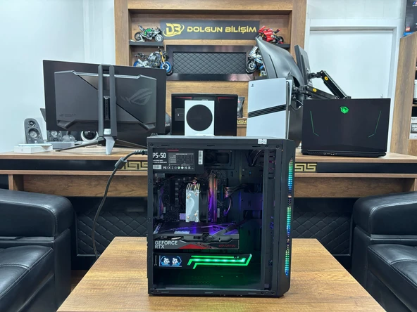 Hiper Zoe Intel Core i5 14400F 16GB RAM 512GB SSD RTX4060 Gaming Kasa (İKİNCİ EL) ürün görseli 1