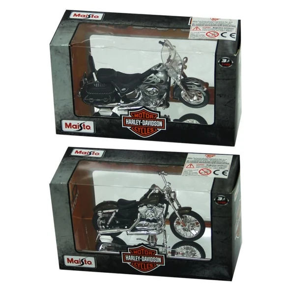 1:18 -Davidson Motorsiklet - Resim 4