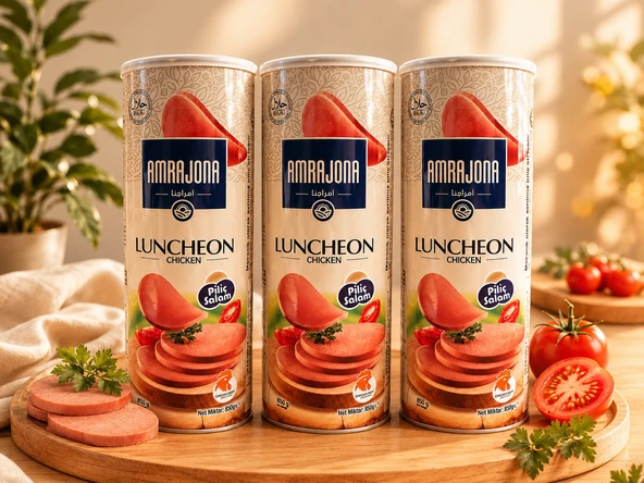 AMRAJONA PİLİÇ SALAM ( CHICKEN LUNCHEON ) 850 GR x3 ADET ürün görseli 1
