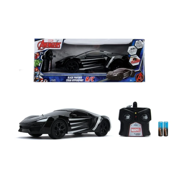 1:16 Jada Toys Black Panther Lykan Hypersport Kumandalı Araba ürün görseli 1