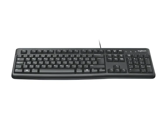 Logitech K120 Kablolu Klavye Siyah (920-002505) - Resim 2