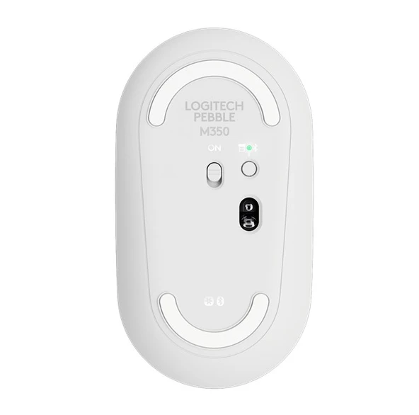 Logitech M350s Pebble 2 Bluetooth Mouse Beyaz - Resim 3