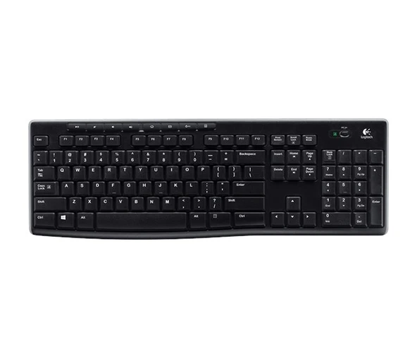 Logitech K270 Kablosuz Klavye Siyah 920-003761 ürün görseli 1