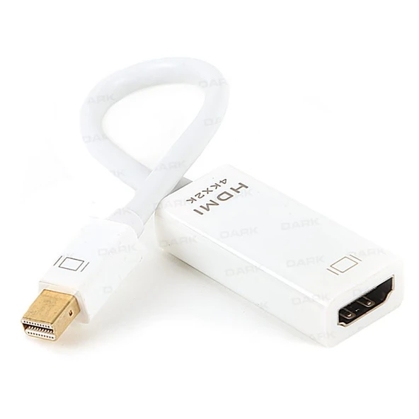 Dark Mini DisplayPort to HDMI Dişi Çevirici (4K) ürün görseli 1