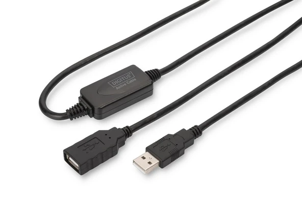 Digitus USB 2.0 Uzatma Kablosu (15m) ürün görseli 1
