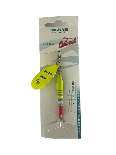 130600-010 Colonel Fluo-Gelb No:4 10gr Alabalık Kaşığı ürün görseli 1