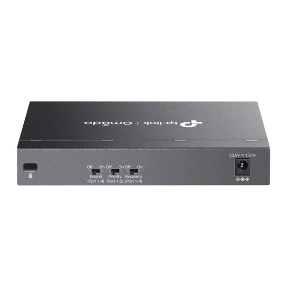 Tp-Link omada DS106P 6 Port Yönetilemez Switch - Resim 3