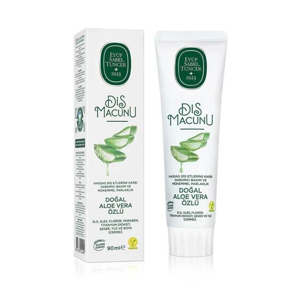 Doğal Diş Macunu 90 Gr Aloe Vera ürün görseli 1