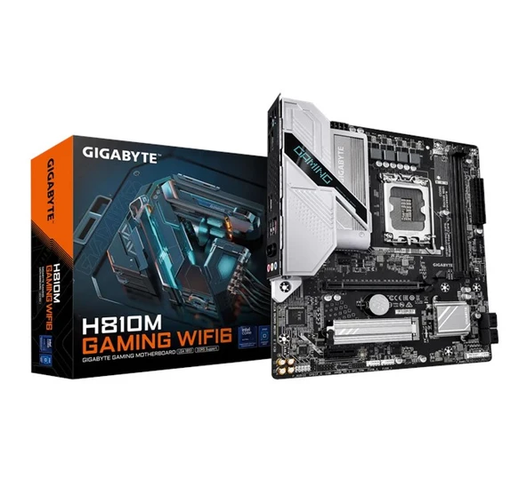 Gigabyte H810M Gaming Wifi6 D5 1851 Hdmi Dp Usb3.2 ürün görseli 1