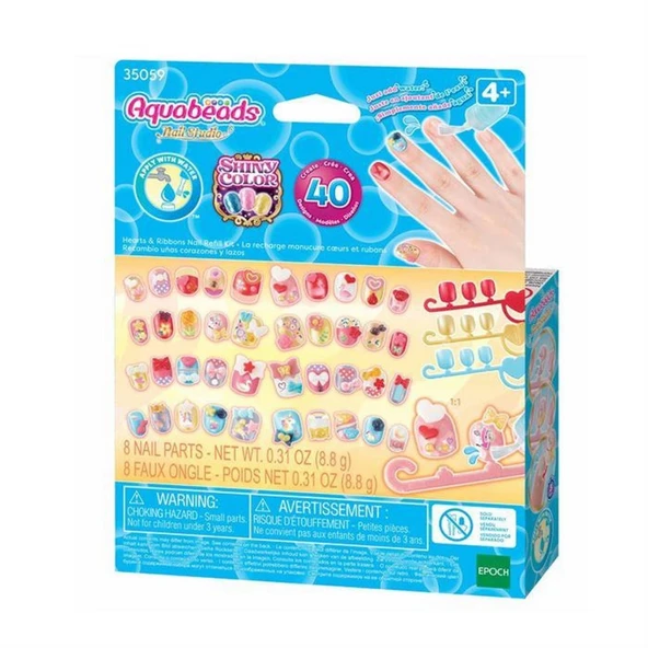 Aqua Beads Kalp ve Kurdele Yedek Kit ürün görseli 1
