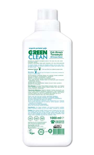 Bitkisel Çok Amaçlı Temizleyici 1000 ml - Resim 2