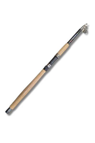Powerex Black Power 2.40m. 150-200gr. Atarlı Mantar Uzun Sap Teleskopik Olta Kamışı ürün görseli 1