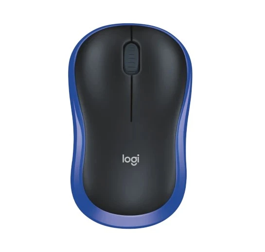 Logitech M185 Kablosuz Mouse Siyah-Mavi 910-002236 ürün görseli 1
