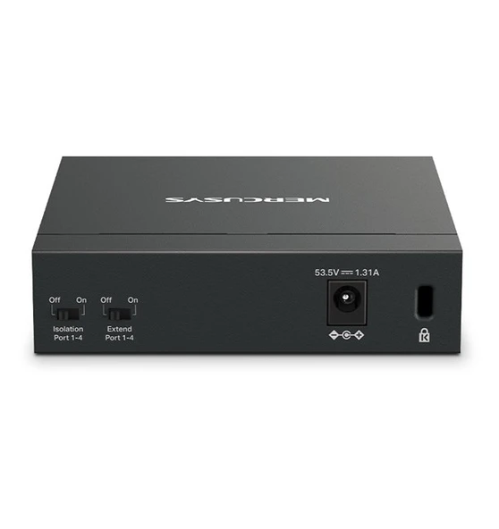 Tp-Link Mercusys MS105GP 5 Port Gigabit Switch - Resim 3