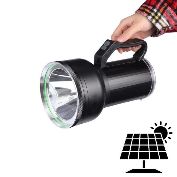 Gt Led Taşınabilir Güneş Solar Ledli Fener  Wt-415 ürün görseli 1