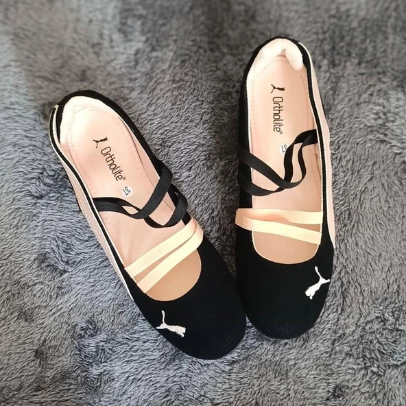 Puma Speedcat Ballet Siyah Pembe Kadın Spor Ayakkabı ürün görseli 1
