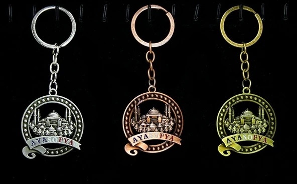 Metal Ayasofya Anahtarlık Alk2205 ürün görseli 1
