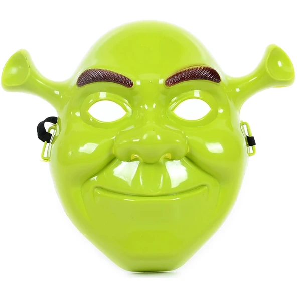 Yeşil Shrek Maskesi 21x25 Cm ürün görseli 1