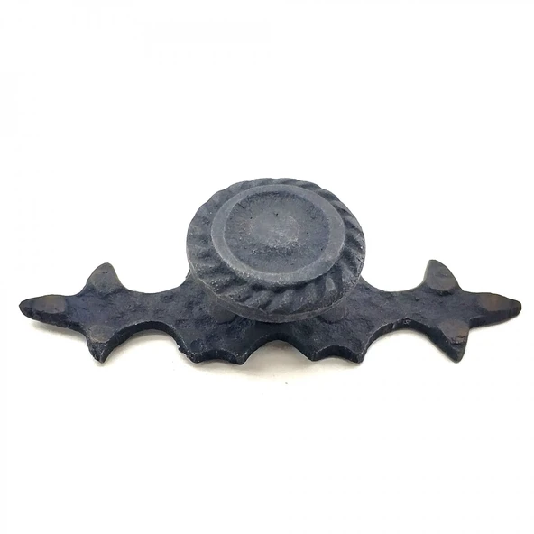 Antika Tarz Dekoratif Pirinç Çizgili Düğme - 25x80 Mm, Oksit ürün görseli 1