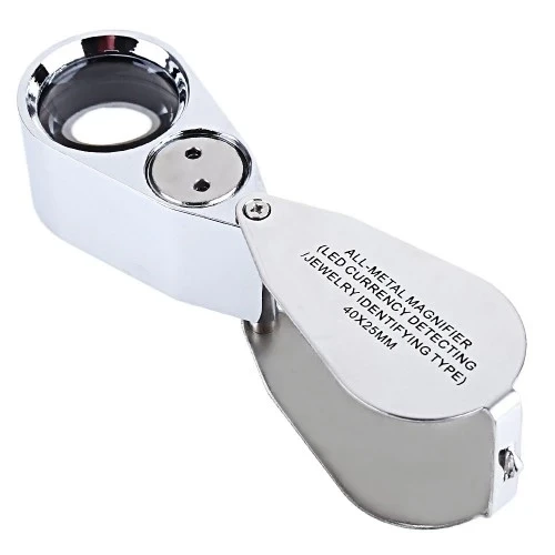 Kontrol, Için Özel Kutulu Metal Işıklı Lup 40x25 ürün görseli 1