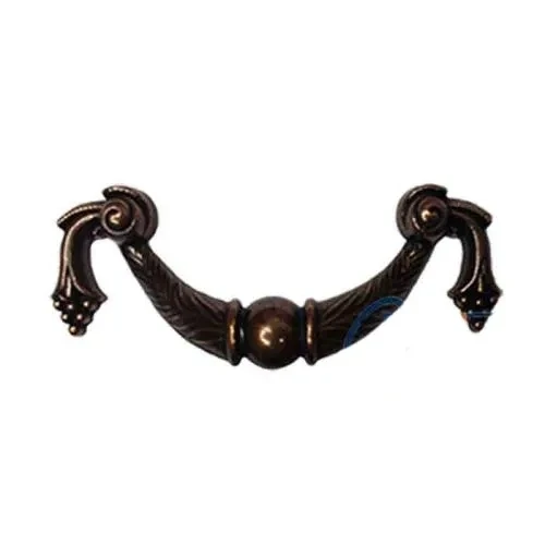 Dekoratif Zamak Üzümlü Kulp - 64mm, Eskitme, 1 Adet ürün görseli 1