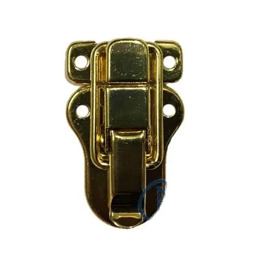 Sandık, Kutu Klipsi, Ön Kilidi - 48x30mm, Altın, 1 Adet ürün görseli 1