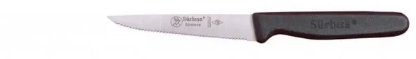 61004lz - Sürmene Lazerli, Tırtıklı Sebze Bıçağı 9,5cm ürün görseli 1