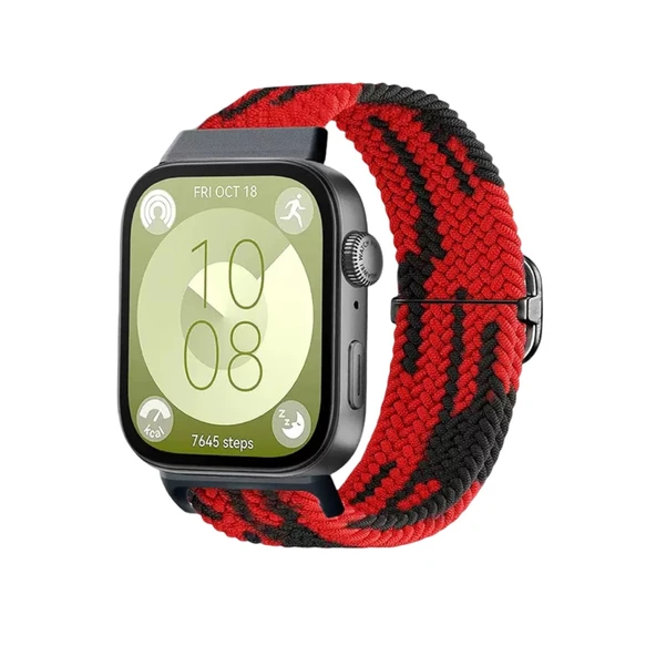 Huawei Fit 4  Kordon (saat Değildir) - Kırmızı-siyah ürün görseli 1