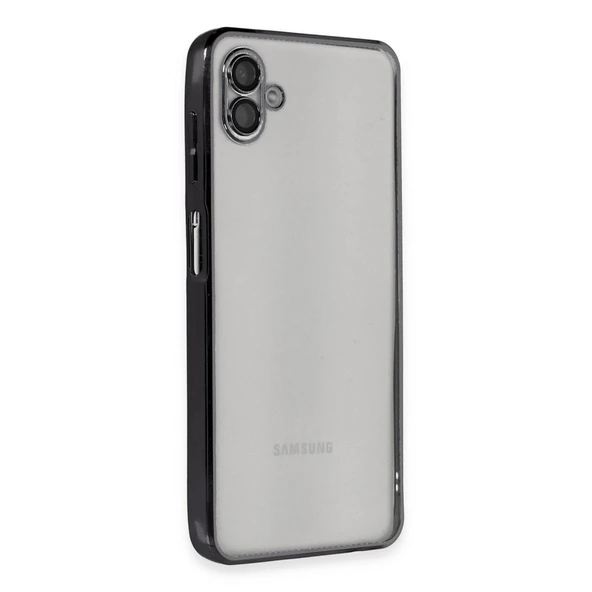 Samsung Galaxy A04 Kılıf Razer Lensli Silikon - Siyah ürün görseli 1
