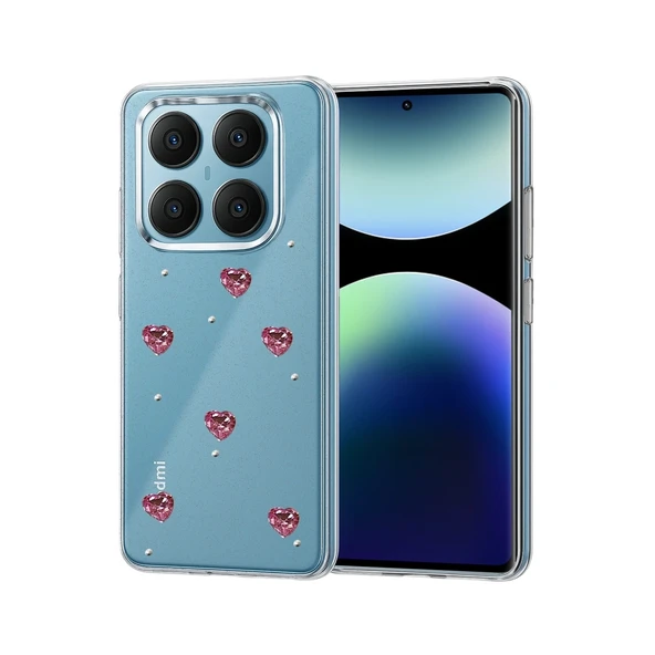 Xiaomi Redmi Note 14 Pro 4g Fiyonk Desenli Kapak - Desen 3 ürün görseli 1