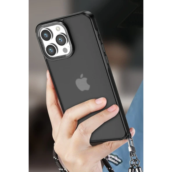 Apple İphone 15 Pro Kılıf Elegant Kapak - Derin Mor - Resim 3