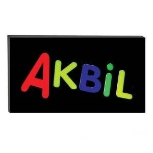 Işıklı Tak Çalıştır Hazır Tabela Akbil ürün görseli 1