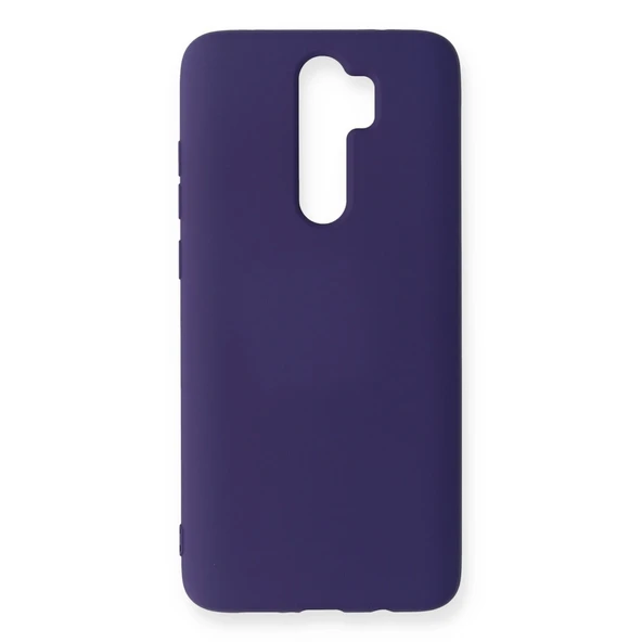 Xiaomi Redmi Note 8 Pro Kılıf Nano İçi Kadife Silikon - Mor ürün görseli 1