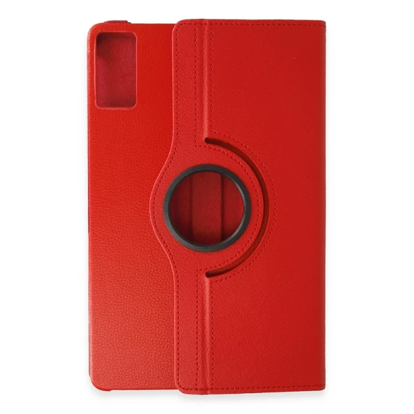 Xiaomi Redmi Pad Se Kılıf 360 Tablet Deri Kılıf - Kırmızı ürün görseli 1