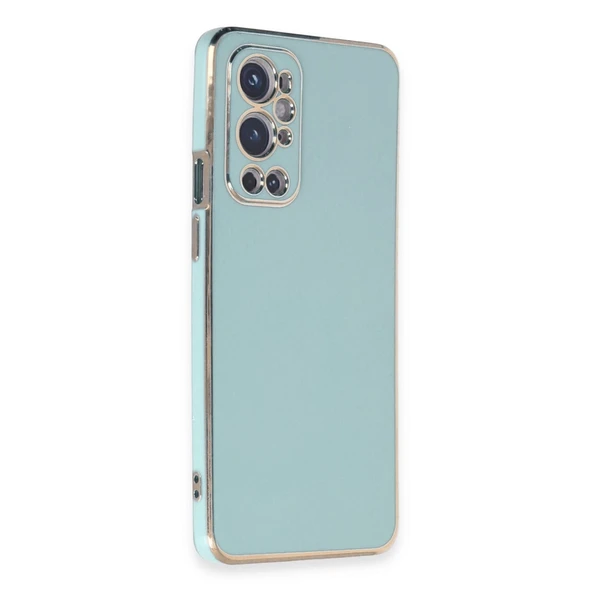 One Plus 9 Pro Kılıf Volet Silikon - Açık Yeşil - Resim 2