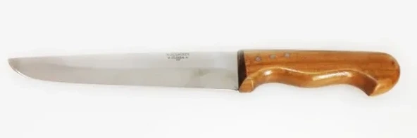 Bursa Kalın Küt Kasap Bıçağı No:4, 20 Cm - Ahşap Sap ürün görseli 1