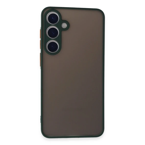 Samsung Galaxy S24 Kılıf Montreal Silikon Kapak - Yeşil ürün görseli 1