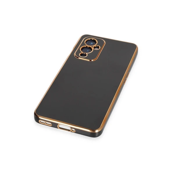 One Plus 9 Kılıf Volet Silikon - Siyah - Resim 4