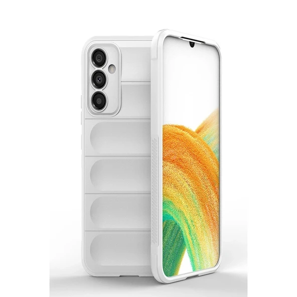 Samsung Galaxy A05s Kılıf Optimum Silikon - Krem ürün görseli 1