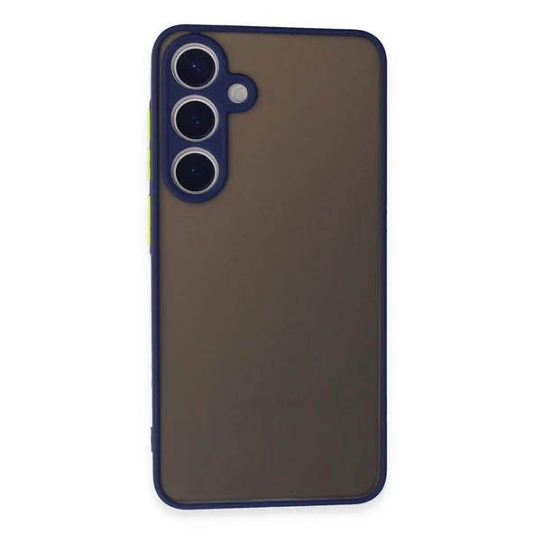 Samsung Galaxy S24 Kılıf Montreal Silikon Kapak - Lacivert ürün görseli 1