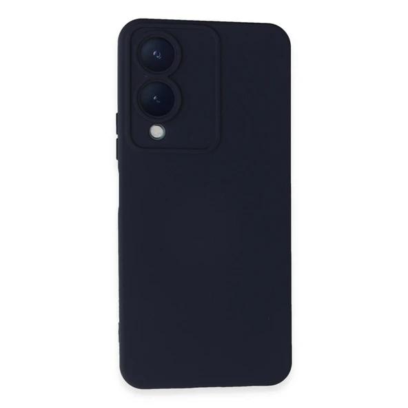Vivo Y17s Kılıf Nano İçi Kadife Silikon - Lacivert ürün görseli 1