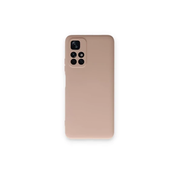 Xiaomi Redmi Note 11t Kılıf Nano İçi Kadife Silikon - Pudra ürün görseli 1