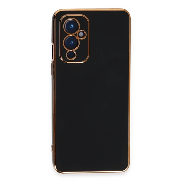 One Plus 9 Kılıf Volet Silikon - Siyah ürün görseli 1