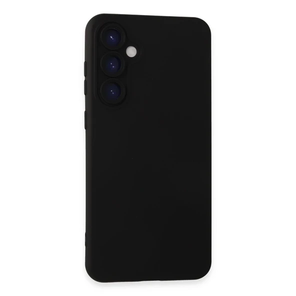 Samsung Galaxy S24 Plus Kılıf Nano İçi Kadife Silikon - Siyah ürün görseli 1